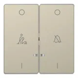 Клавиша двойная с линзами Schneider Electric MERTEN D-LIFE, песочный