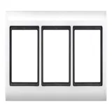 Рамка 3 поста Schneider Electric MERTEN AQUADESIGN IP44, полярно-белый