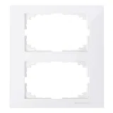 Schneider Electric MTN4020-3619 Рамка Merten M-PURE на 2 поста, полярно-белый