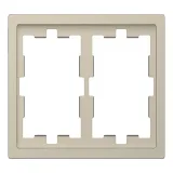 Schneider Electric Merten D-Life рамка 2 поста, песочный, двойная