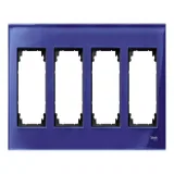 Рамка 4 поста Schneider Electric MERTEN M-ELEGANCE, сапфир