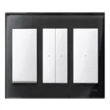 Schneider Electric MTN404303 Merten M-Elegance 3-постовая рамка, черный оникс