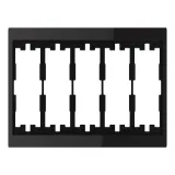 Рамка 5 постов Schneider Electric MERTEN D-LIFE, черный оникс MTN4050-6503