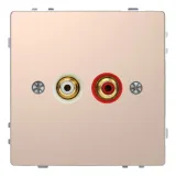 Schneider Electric MTN4350-6051 аудио-розетка, шампань