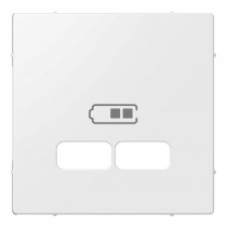 Накладка на розетку USB Schneider Electric MERTEN SYSTEM M, полярный белый