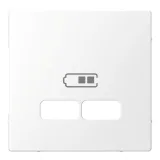 Schneider Electric Merten D-Life MTN4367-6035 - накладка на USB-розетку, белый лотос
