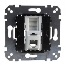 Schneider Electric MTN463500 механизм телефонной розетки RJ12, скрытая установка