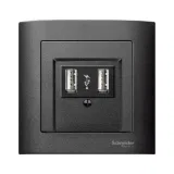 Рамка 1 пост Schneider Electric MERTEN M-ARC, антрацит