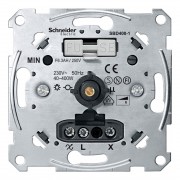 Механизм поворотно-нажимного светорегулятора-переключателя Schneider Electric Коллекции Merten, 40-400Вт