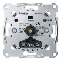 Механизм поворотно-нажимного светорегулятора-переключателя Schneider Electric Коллекции Merten, 315 Вт