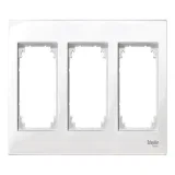 Рамка 3 поста Schneider Electric MERTEN M-PLAN MTN515319 (полярно-белый)