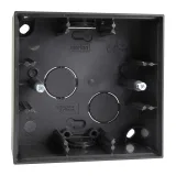 Schneider Electric MTN524114 (Merten M-Elegance) коробка одинарная для накладного монтажа, антрацитовый, 1 пост