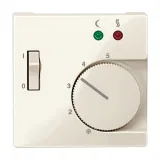 Schneider Electric MERTEN SYSTEM M: накладка на термостат, кремово-белый глянцевый MTN534944