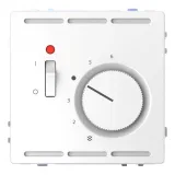 Термостат комнатный Schneider Electric MERTEN D-LIFE, с датчиком, белый лотос MTN5760-6035
