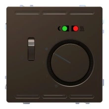 Термостат для теплого пола Schneider Electric MERTEN D-LIFE, с датчиком, мокко MTN5764-6052