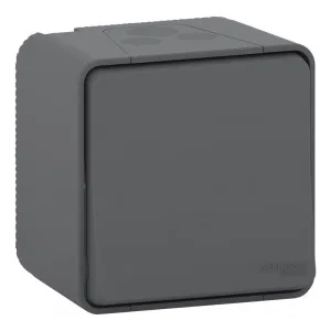 Переключатель 1-клавишный Schneider Electric MUREVA STYL, открытый монтаж, антрацит, MUR35023 (ШНАЙДЕР) Переключатель 1-клавишный Schneider Electric MUREVA STYL, открытый монтаж, антрацит, MUR35023 (ШНАЙДЕР)