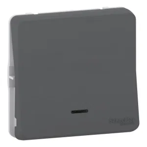 Schneider Electric MUR35127 кнопочный выключатель с подсветкой, механизм, антрацит, IP55 (ШНАЙДЕР) Schneider Electric MUR35127 кнопочный выключатель с подсветкой, механизм, антрацит, IP55 (ШНАЙДЕР)