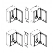 КОМПЛЕКТ ДЛЯ СОЕДИНЕННИЯ ШКАФОВ PLA12x4