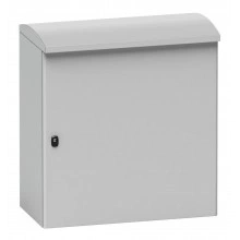 Шкаф внешн. Outdoor S3D HD 653x400x280mm ral7035 IP66 IK10 крыш+змк.с дв. бор.