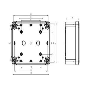 ПЛАСТ.КОРОБКА 116X74X62 PK-UL IP66 (ШНАЙДЕР) ПЛАСТ.КОРОБКА 116X74X62 PK-UL IP66 (ШНАЙДЕР)