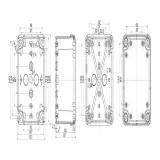ПЛАСТ.КОРОБКА 164X121X87 PK-UL IP66