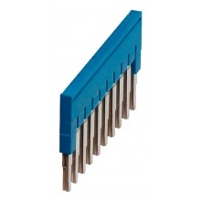Schneider Electric NSYTRAL210BL - перемычка для клеммников 2,5 мм2, 10-полюсная, синяя