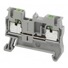 Клеммник втычной проходной Schneider Electric Linergy TR 2,5 мм², серый, NSYTRP22