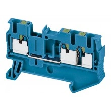 Клеммник втычной проходной Schneider Electric Linergy TR 2,5 мм², синий, NSYTRP23BL