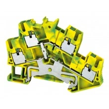 Клемма заземляющая Schneider Electric 0,14.2,5 мм², желто-зеленый, NSYTRP24DPE