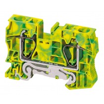 Пружинная клемма для заземления Schneider Electric TERMINAL 16 мм², желто-зеленый, NSYTRR162PE