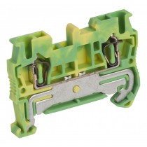 Пружинная клемма для заземления Schneider Electric TERMINAL 2,5 мм², желто-зеленый, NSYTRR22PE