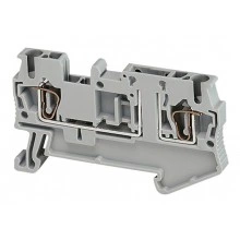 Schneider Electric NSYTRR22TB пружинный клеммник 4 мм², 2 точки, серый
