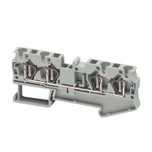 Клеммник пружинный проходной Schneider Electric Linergy TR 4 мм², синий, NSYTRR44BL