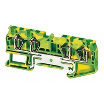 Пружинная клемма для заземления Schneider Electric TERMINAL 4 мм², желто-зеленый, NSYTRR44PE