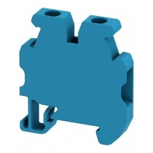 Миниклеммник винтовой проходной Schneider Electric Linergy TR 2,5 мм², синий, NSYTRV22MBL