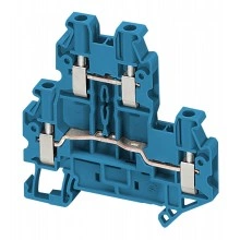 Клеммник винтовой проходной Schneider Electric Linergy TR 4 мм², синий, NSYTRV24DBL
