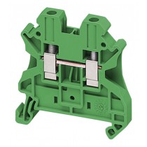 Клеммник винтовой проходной Schneider Electric Linergy TR 4 мм², зеленый, NSYTRV42GN