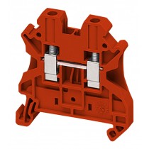Клеммник винтовой проходной Schneider Electric Linergy TR 4 мм², красный, NSYTRV42RD