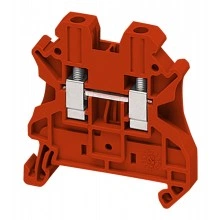 Клеммник винтовой проходной Schneider Electric Linergy TR 4 мм², красный, NSYTRV42RD