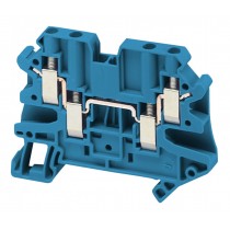 Клеммник винтовой проходной Schneider Electric Linergy TR 4 мм², синий, NSYTRV44BL