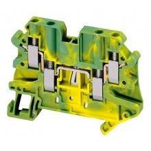 Клемма заземляющая Schneider Electric 0,14.4 мм², желто-зеленый, NSYTRV44PE