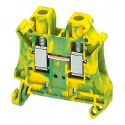 Клемма для заземления с винтовым зажимом Schneider Electric TERMINAL 6 мм², желто-зеленый, NSYTRV62PE