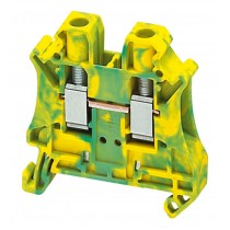 Клемма для заземления с винтовым зажимом Schneider Electric TERMINAL 6 мм², желто-зеленый, NSYTRV62PE