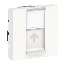 Розетка компьютерная RJ45 Cat.5 Schneider Electric UNICA MODULAR, белый
