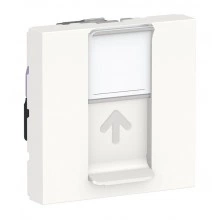 Розетка компьютерная RJ45 Cat.6 Schneider Electric UNICA MODULAR, белый