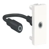 Schneider Electric UNICA MODULAR розетка mini-jack, белый, NU343318