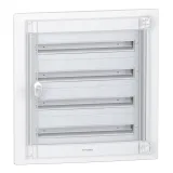 Schneider Electric PRA24418 - щит PRAGMA 72 модуля, IP40, встраиваемый, пластик, прозрачная дверь