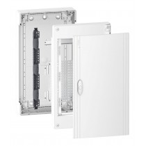 Щит мультимедийный Schneider Electric PRAGMA, 13 мод., IP40, навесной, Пластик, белая дверь