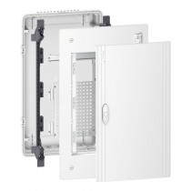 Щит мультимедийный Schneider Electric PRAGMA 18 мод., IP40, встраиваемый, Пластик, белая дверь