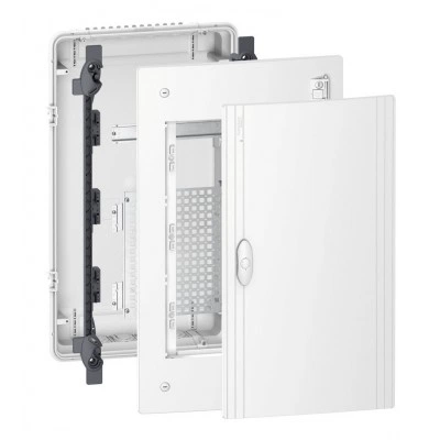 Щит мультимедийный Schneider Electric PRAGMA 18 мод., IP40, встраиваемый, Пластик, белая дверь